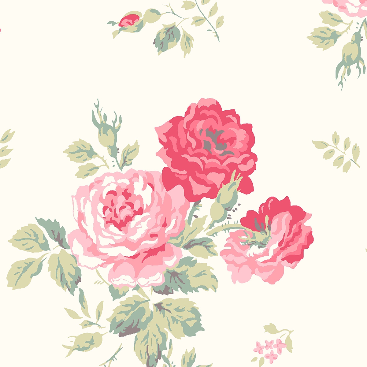 Product photograph of Cath Kidston Antique Rose Pink Roller Blind from Choice Furniture Superstore.